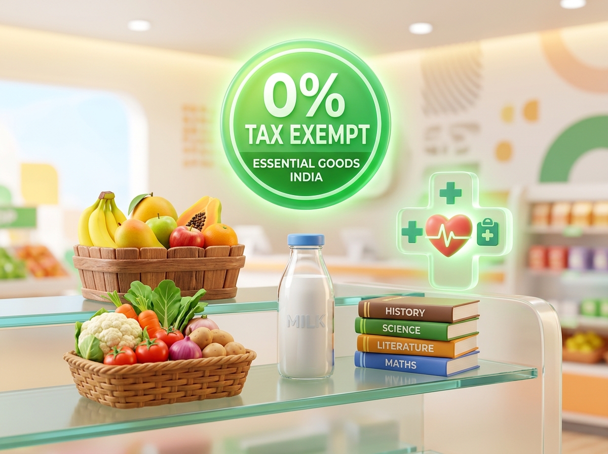 0% GST Rate Exempt Goods Illustration
