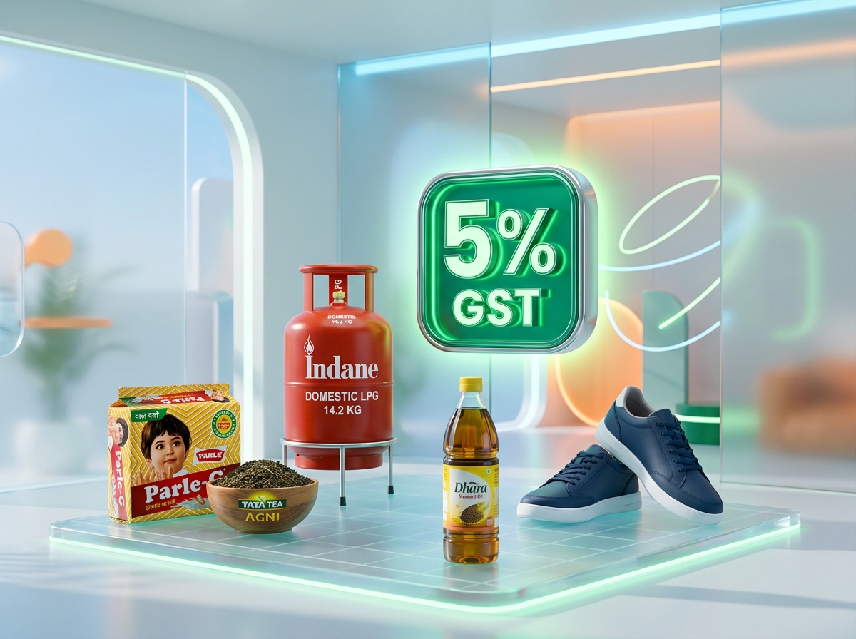 5% GST Rate Essential Goods Illustration